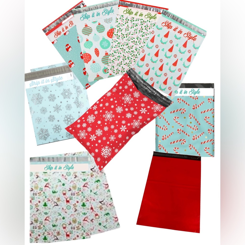 Christmas Poly Mailers